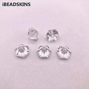 550pcs Clear Acrylic Drop Shape Beads for Earrings DIY