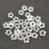 1000pcs Clear Flower Beads for Jewelry Making DIY Parts
