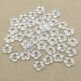1000pcs Clear Flower Beads for Jewelry Making DIY Parts