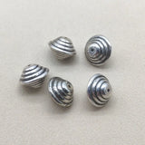 100pcs CCB Rhodium Flywheel Beads for Earrings Jewelry DIY