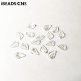 3900pcs Clear Acrylic Leaf Shape Beads for Jewelry DIY