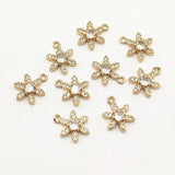 50pcs CZ Copper Charm For Necklace Earring DIY Jewelry Findings