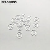 1300pcs Double Hole Clear Acrylic Round Beads for DIY Jewelry