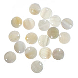 200pcs/lot Shell Coin Charms for Stud Earrings - 15mm
