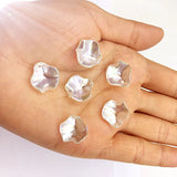 200pcs Aurora/AB Petal Beads for DIY Jewelry Making