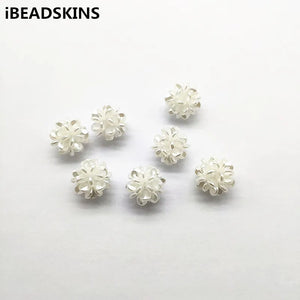 16/30mm 50pcs Pearls Ball Beads for Earrings DIY