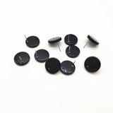 16mm 100pcs Acrylic Coin Shape Earrings Stud for Earring Accessories