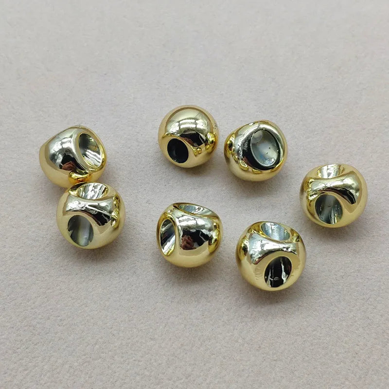 16mm UV Slippery Ball Beads for DIY Jewelry Making, 100pcs