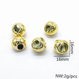 16mm UV Slippery Ball Beads for DIY Jewelry Making, 100pcs