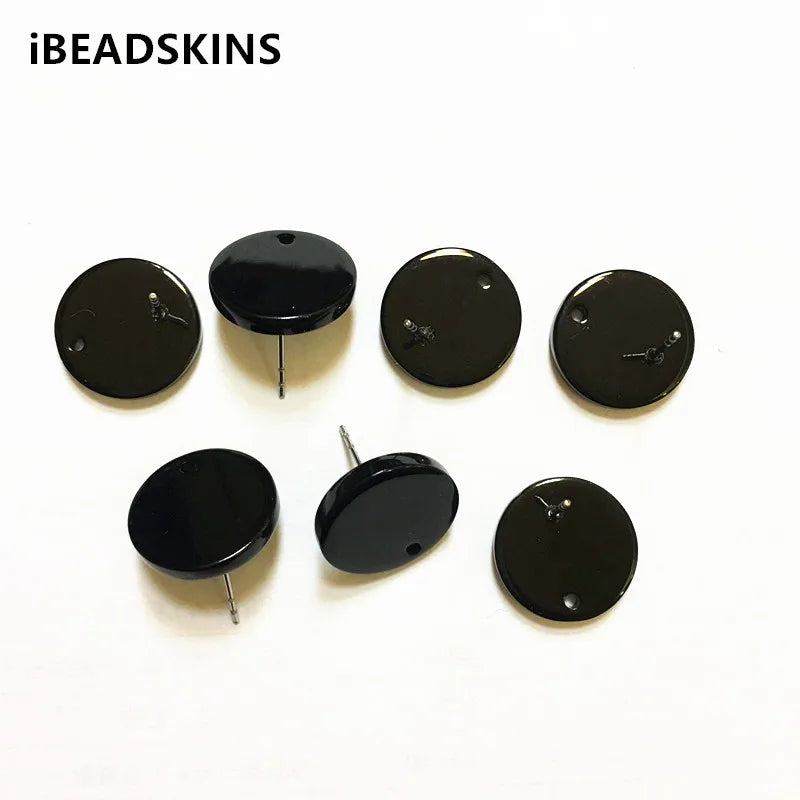 16mm Acetic Acid Earring Base Accessories DIY 100pcs/lot