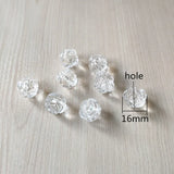 280pcs Clear Acrylic Rose Flower Beads DIY Jewelry Making
