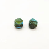 Marbled Effect Octagonal Beads 16mm 50pcs for Earring Accessories