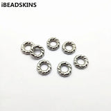 300pcs Rhodium Rings Shape Beads for Earrings DIY