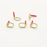 100Pcs Zinc Alloy Oval Ear Stud for DIY Necklace/Earrings