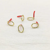 100Pcs Zinc Alloy Oval Ear Stud for DIY Necklace/Earrings