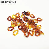 2000pcs Brown Chain-Shape Beads for Earrings Accessories, Jewelry Making DIY