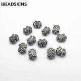 200pcs CCB Rhodium Flower Shape Beads for Earrings DIY