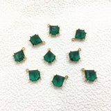 50pcs Drop Shape Crystal Glass Charm for Earrings DIY