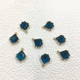 50pcs Drop Shape Crystal Glass Charm for Earrings DIY