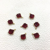50pcs Drop Shape Crystal Glass Charm for Earrings DIY