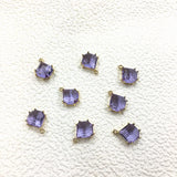 50pcs Drop Shape Crystal Glass Charm for Earrings DIY