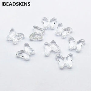Clear Acrylic Butterfly Beads 330pcs for Earrings Hand Jewelry Findings
