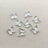 Clear Acrylic Butterfly Beads 330pcs for Earrings Hand Jewelry Findings