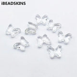 Clear Acrylic Butterfly Beads 330pcs for Earrings Hand Jewelry Findings