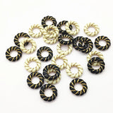 Bronzing Ring Beads for Necklace Earring DIY Parts 900pcs