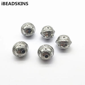 CCB Rhodium Wheel Beads 17X19mm 100pcs Earrings Parts DIY