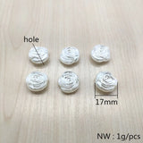 17mm 480pcs Flower Beads for DIY Jewelry Making