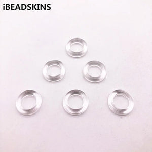 1100pcs Clear Acrylic Ring Beads for Earrings DIY