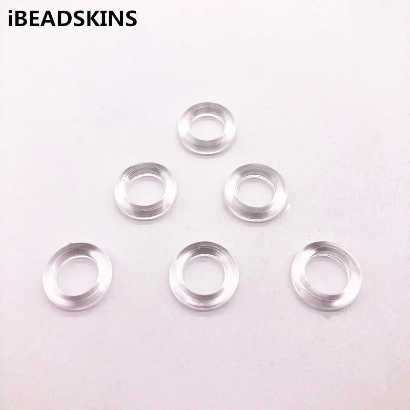 1100pcs Clear Acrylic Ring Beads for Earrings DIY