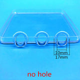 1100pcs Clear Acrylic Ring Beads for Earrings DIY