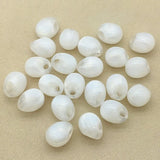 17x13mm 300pcs Shell Effect Drop Shape Beads for DIY Jewelry Making