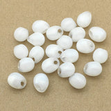 17x13mm 300pcs Shell Effect Drop Shape Beads for DIY Jewelry Making