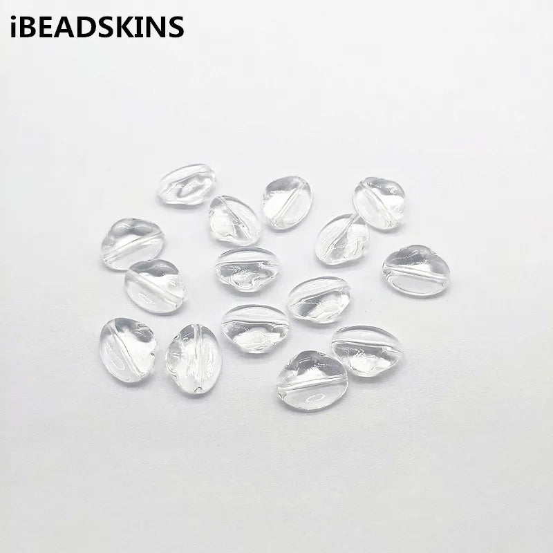 Clear Acrylic Lentils-shape Beads for Jewelry Making, 720pcs