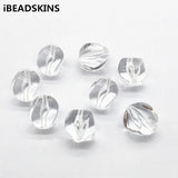 Clear Acrylic Twisted-shape Earring Beads 210pcs/lot