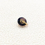 50pcs Copper/crystal Round Charm/Pendants for Earrings DIY