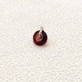 50pcs Copper/crystal Round Charm/Pendants for Earrings DIY