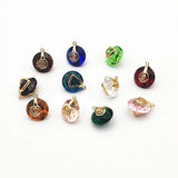 50pcs Copper/crystal Round Charm/Pendants for Earrings DIY