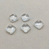 550pcs 17x17mm Clear Acrylic Square Earrings Findings DIY Jewelry Parts
