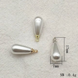 Pearl Drop Charm Jewelry Findings 200pcs