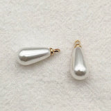 Pearl Drop Charm Jewelry Findings 200pcs