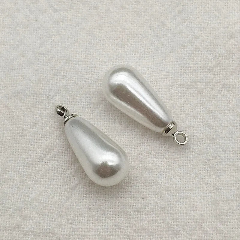 Pearl Drop Charm Jewelry Findings 200pcs