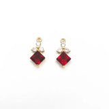 50Pcs CZ/Copper Earring Charms for DIY Jewelry Making