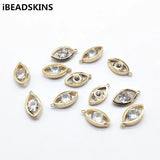 17x9mm CZ Oval Charm for Earrings DIY