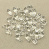 Clear Faceted Drop Beads for Necklace Earring DIY Parts Jewelry