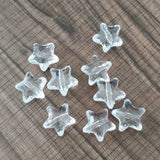18/27mm Clear Acrylic Star Shape Beads Jewelry Findings