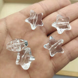 18/27mm Clear Acrylic Star Shape Beads Jewelry Findings